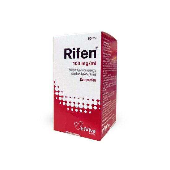 RIFEN 10% 50 ml - Solutie injectabila pentru cabaline, bovine si suine ...